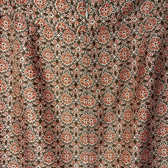 Banana Republic Silk Blend Paisly Design Skirt Size 8 - Picture 3 of 4